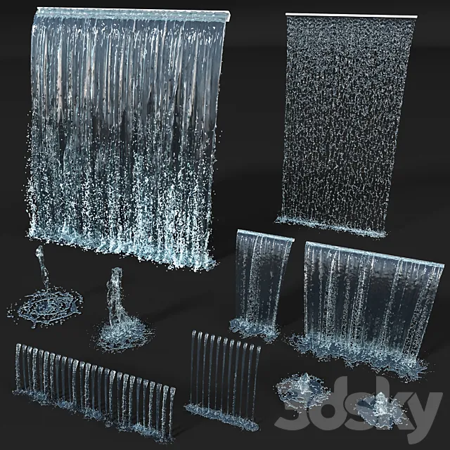 Water Collection 6 3D Model Water Collection 6 3D Model