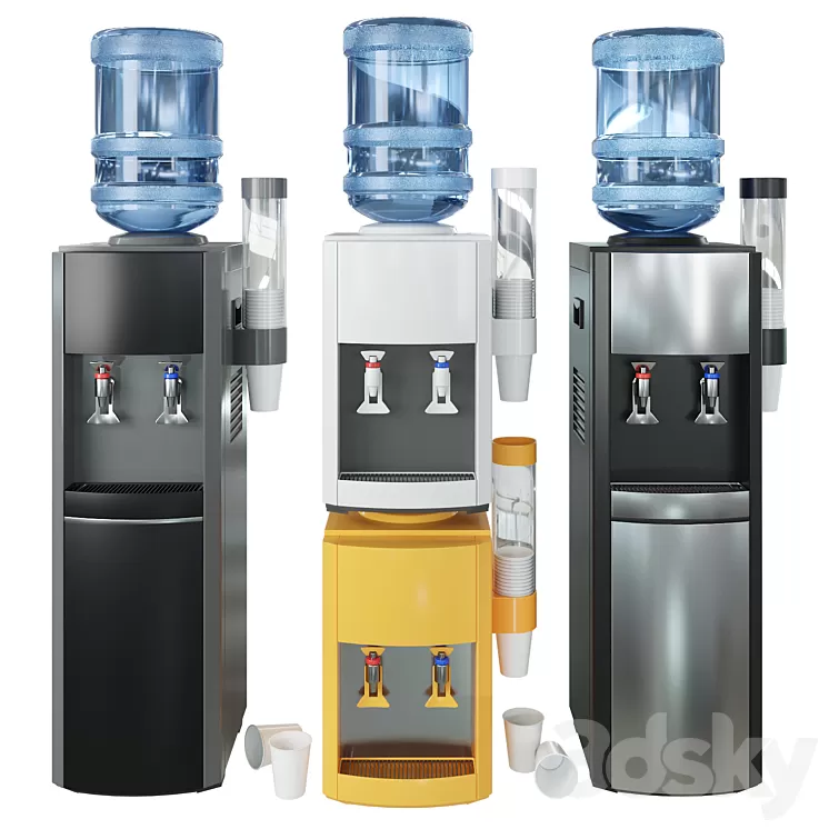 Water cooler 3D Model
