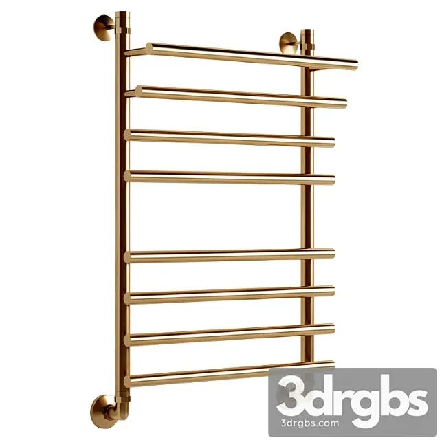Water heated towel rail ewrika medea pr 80×50, gold