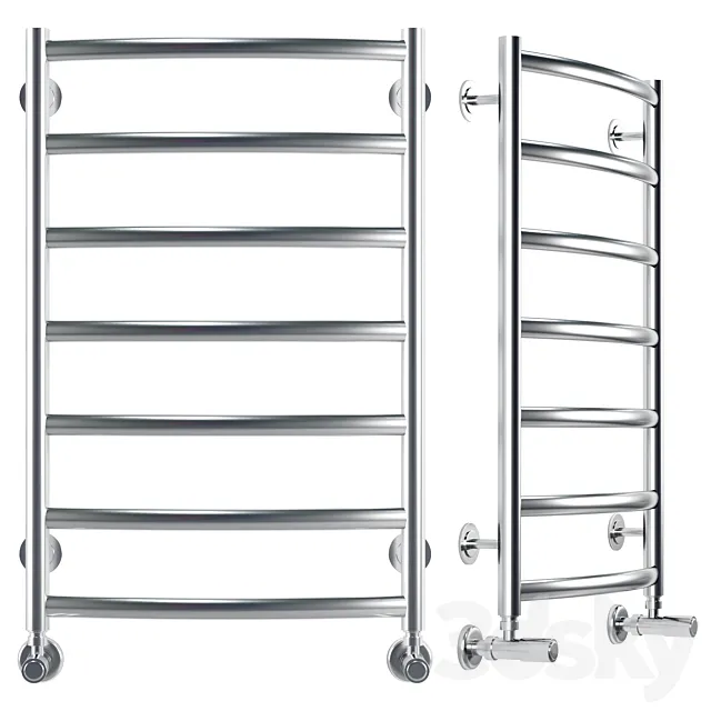 Water heated towel rail Terminus Atlanta+ P7 500×800 3D Model Water heated towel rail Terminus Atlanta+ P7 500×800 3D Model