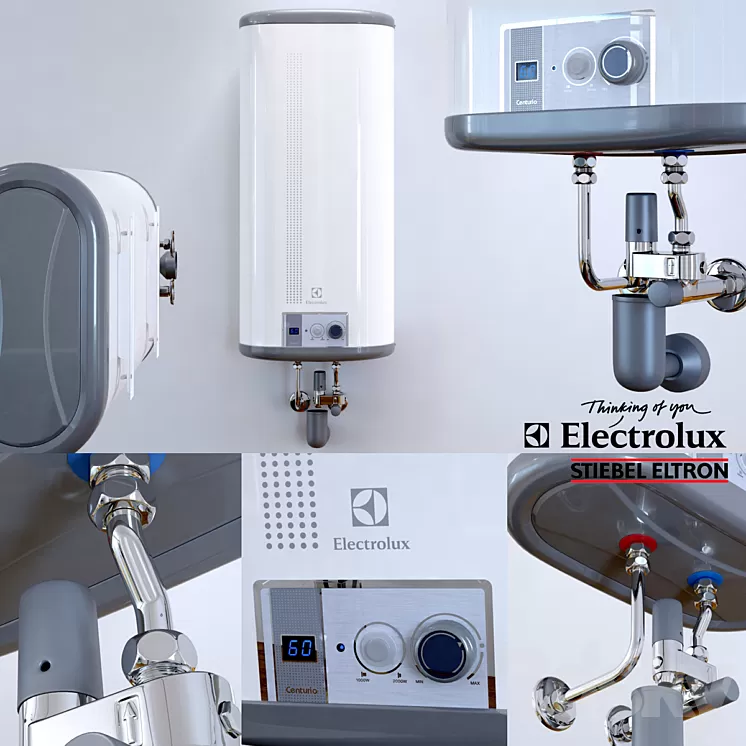 Water heater Electrolux EWH 50 Centurio 3D Model