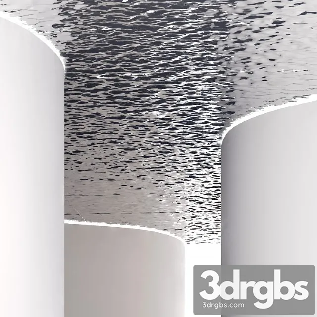 Water Rippled Steel Sheets 3D Model Download