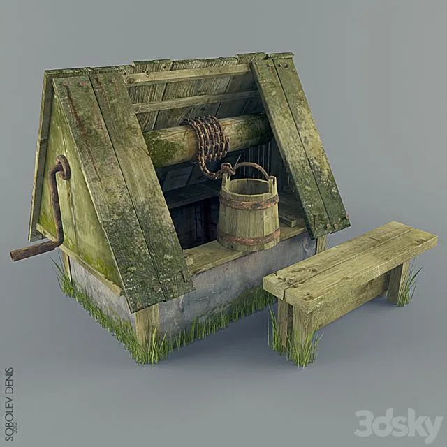 Water Well 3D Model Water Well 3D Model