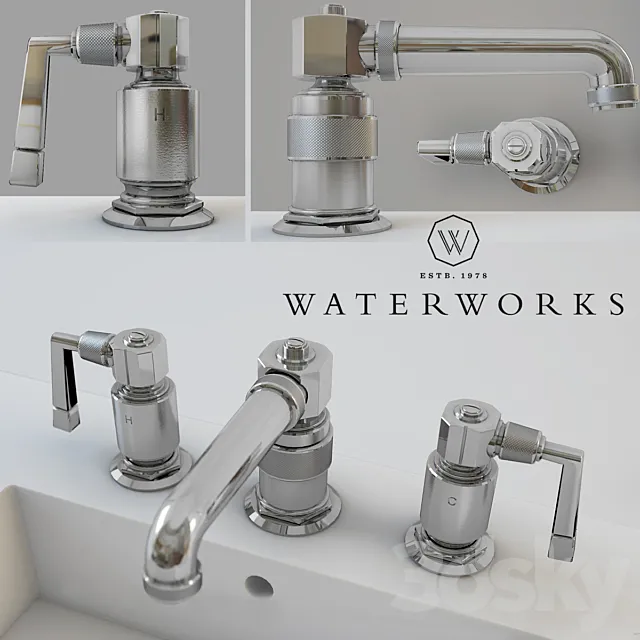 Water Works. “RWAtlas” collection RWLS10 3DModel