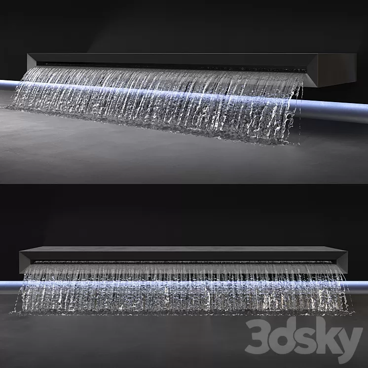 Waterfall 3D Model