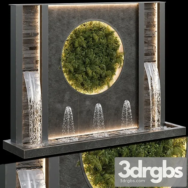 Waterfall Fountains Cascade 21 3D Model Download