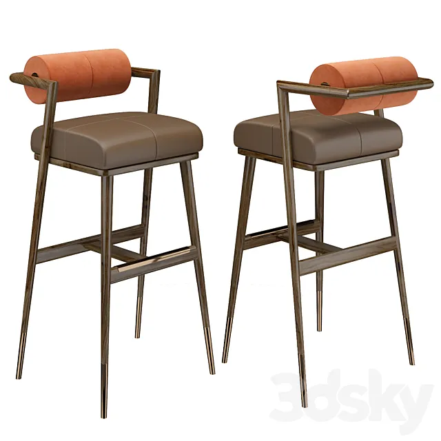 Waters bar chair 3D Model