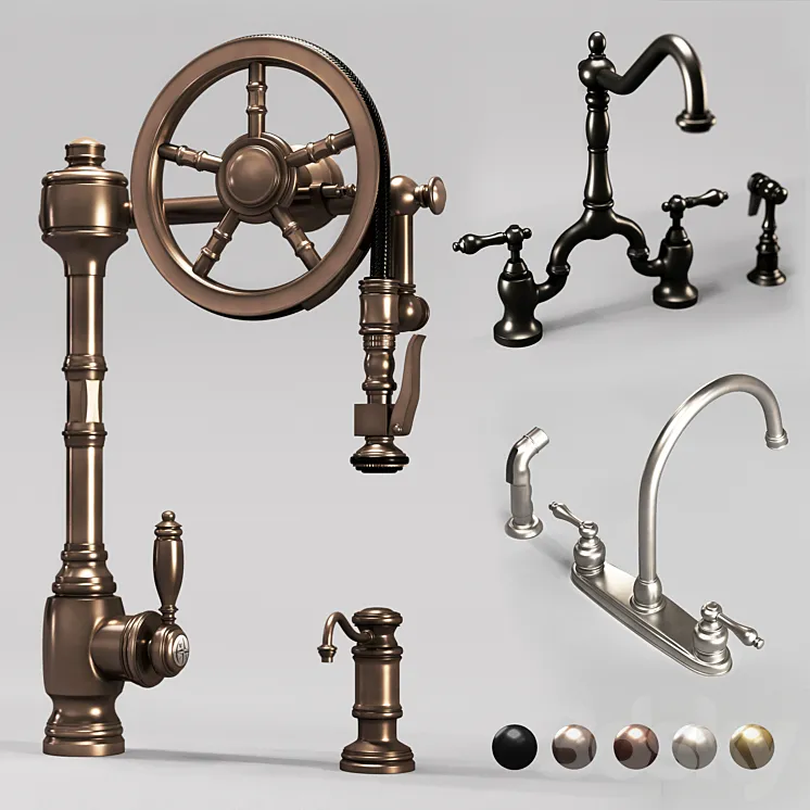 Waterstone and kingston faucets-Vol 01 3D Model Free Download Waterstone and kingston faucets-Vol 01 3D Model Free Download
