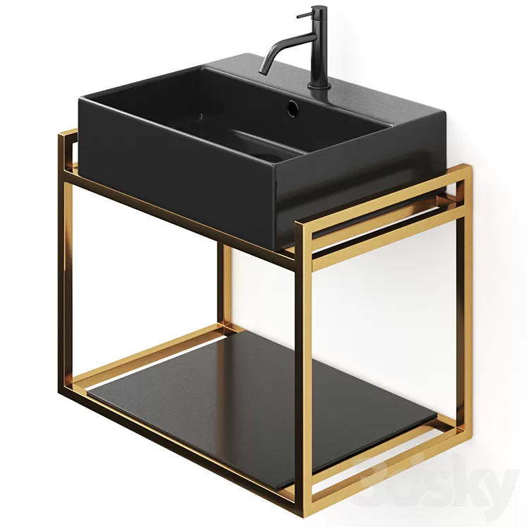 WATSON Vanity unit by KOH I NOOR Washbasin 3D Model WATSON Vanity unit by KOH I NOOR Washbasin 3D Model