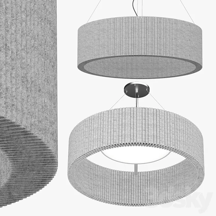 WAVE | Pendant lamp By HEY-SIGN 3D Model Free Download