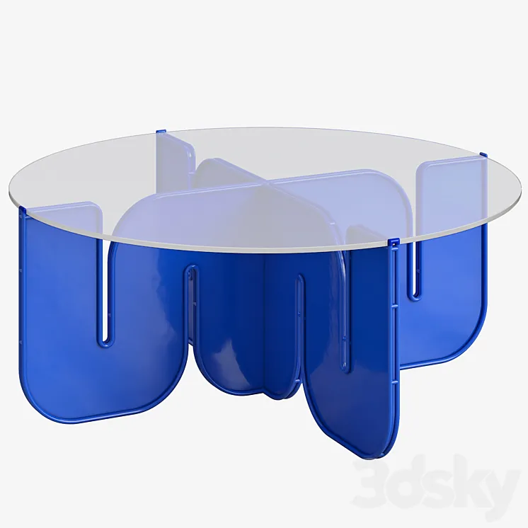 Wave Table by Bend Goods 3D Model Free Download