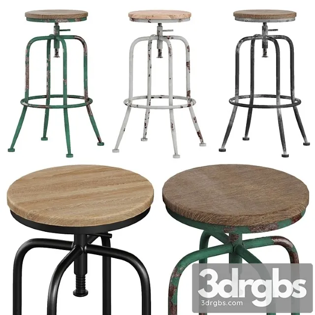 Wayfair grundy swivel bar stool 2 3D Model Download Wayfair grundy swivel bar stool 2 3D Model Download