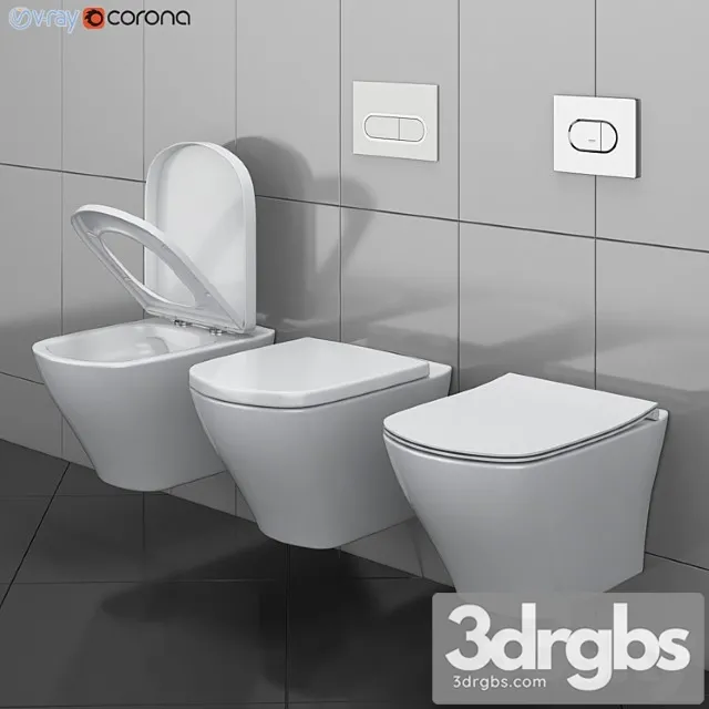 Wc Ravak Classic Rimoff 3D Model Download