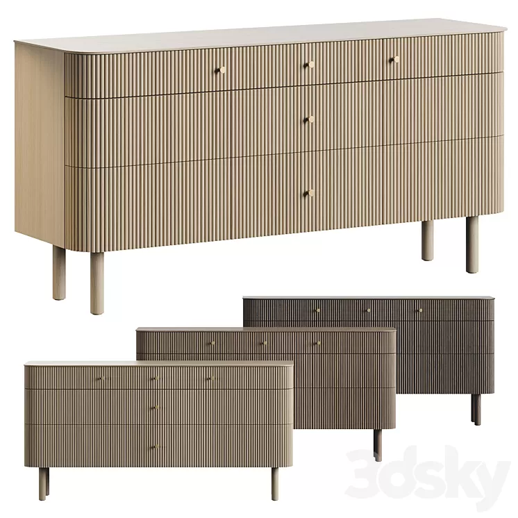 WeatElm Ellington Sideboard 3D Model Free Download WeatElm Ellington Sideboard 3D Model Free Download