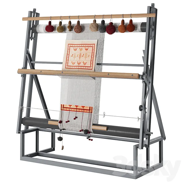 weaving machine 3D Model weaving machine 3D Model