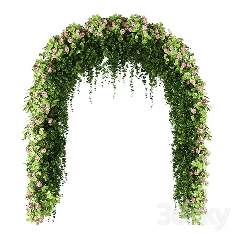 wedding arch 02 3D Model Free Download