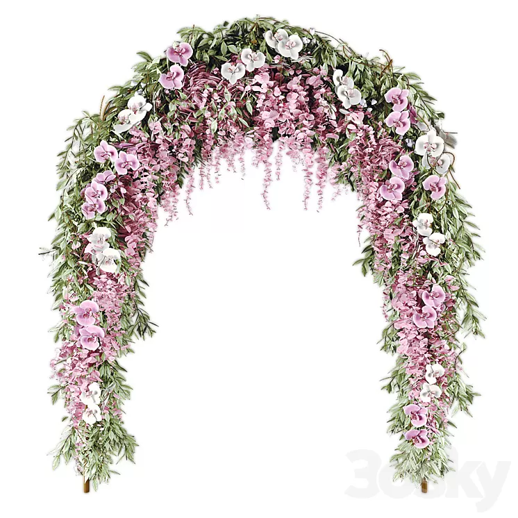 wedding arch 03 3D Model Free Download