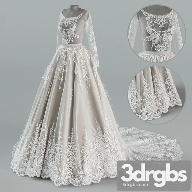 Wedding dress with train Wedding dress with train