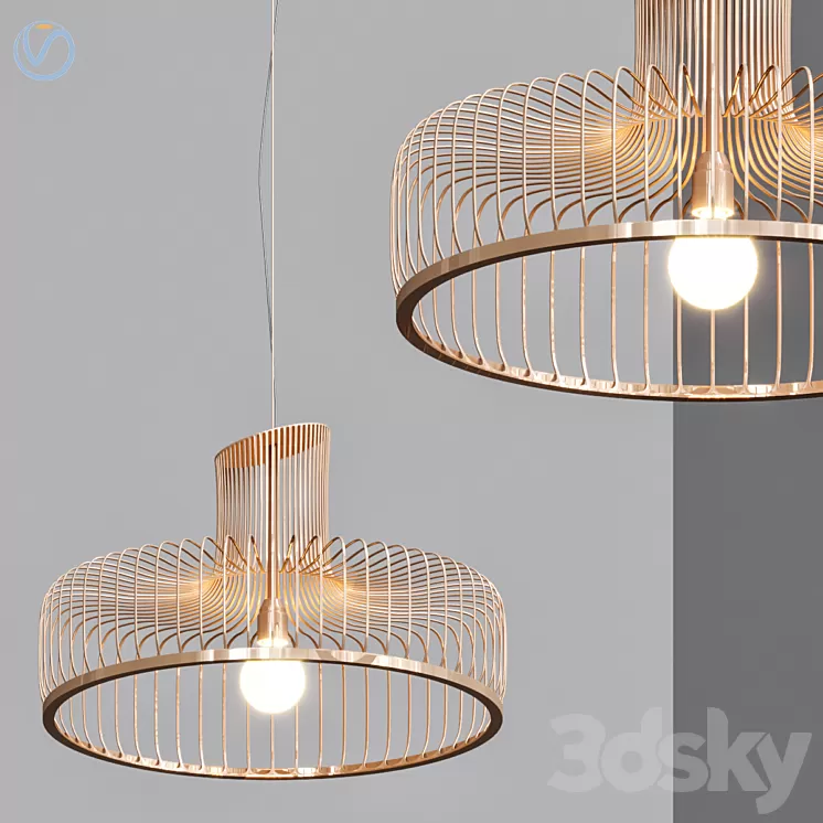 Wedding pendant lamp 3D Model Wedding pendant lamp 3D Model