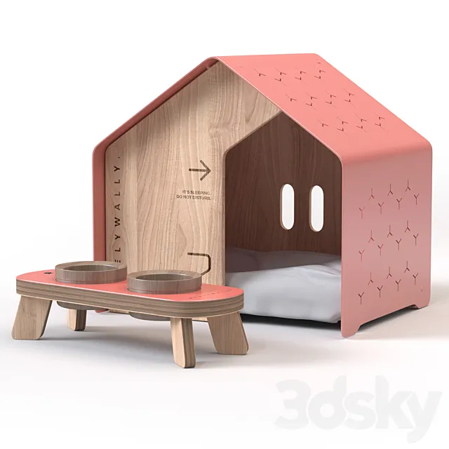 WeelyWally Sydney Pet House 3D Model WeelyWally Sydney Pet House 3D Model