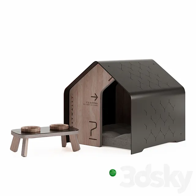 Weelywally sydney pet house 3D Model Weelywally sydney pet house 3D Model