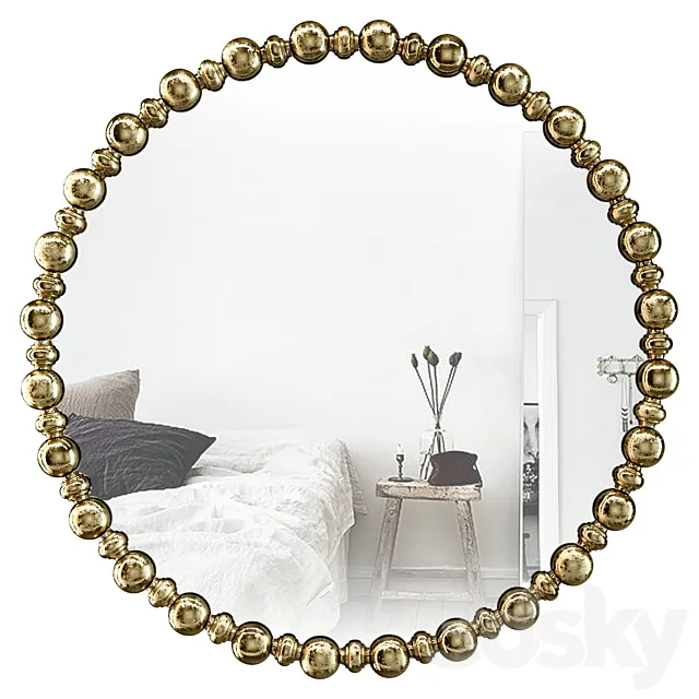Weintraub Modern and Contemporary Accent Mirror W001387588 3D Model