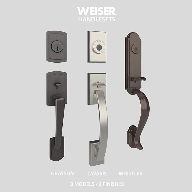 Weiser Handle Sets 3D Model