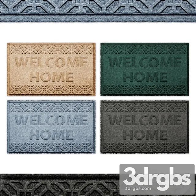 Welcome Home Rug Collection 3D Model Download