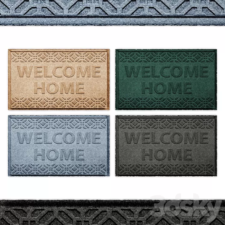 Welcome Home Rug Collection 3D Model