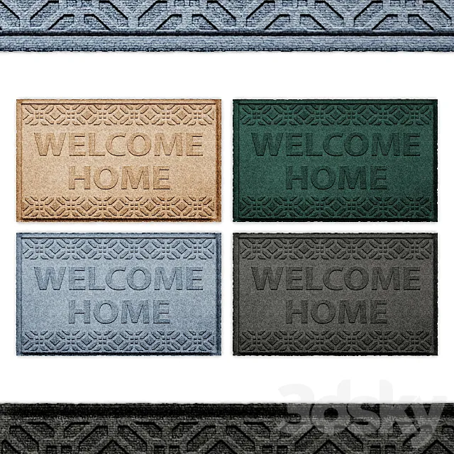 Welcome Home Rug Collection 3DModel