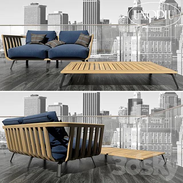 Welcome sofa set 3D Model Welcome sofa set 3D Model