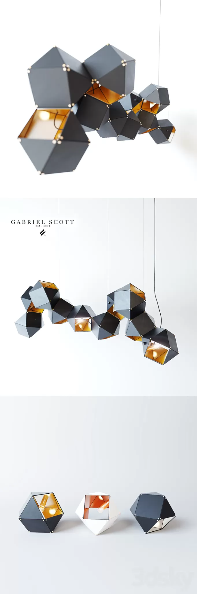 Welles Long Chandelier 3D Model Welles Long Chandelier 3D Model