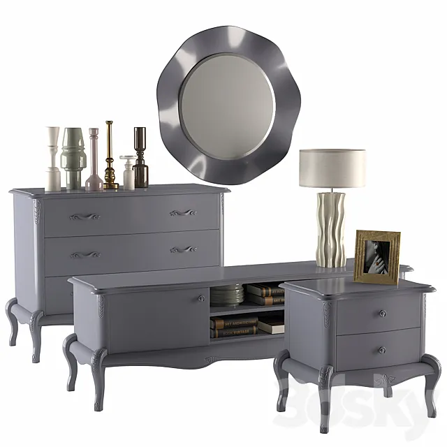 Wellige Fleuron collection 3DModel