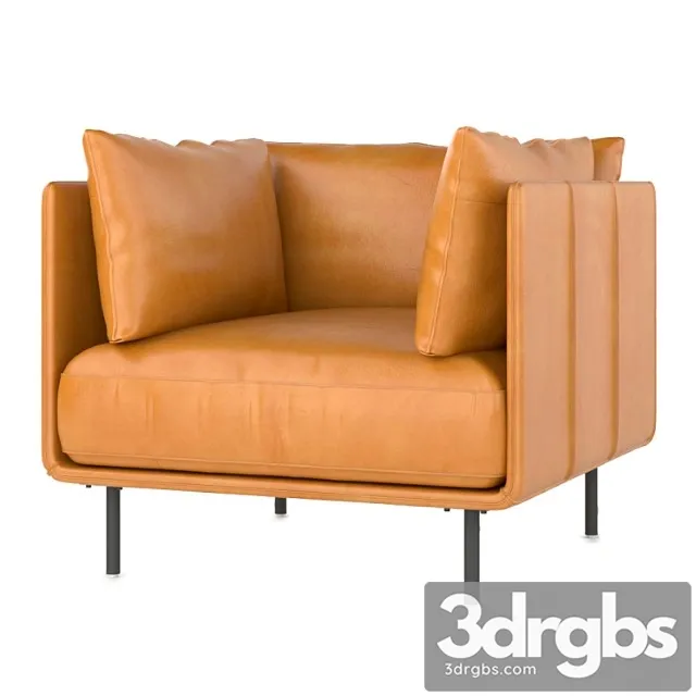 Wells leather chair crate & barrel Wells leather chair crate & barrel