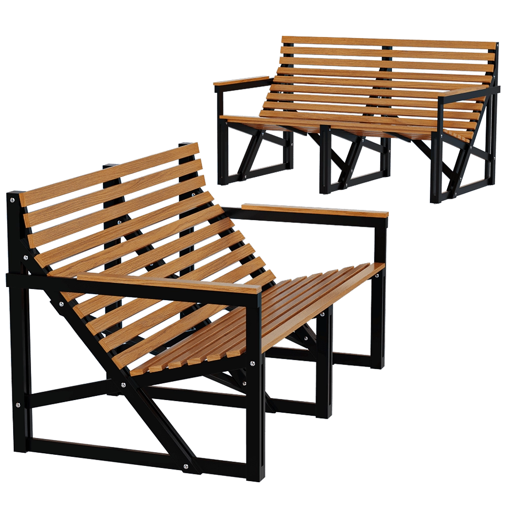 Weltevree – Bench Patio 3D Model Weltevree – Bench Patio 3D Model