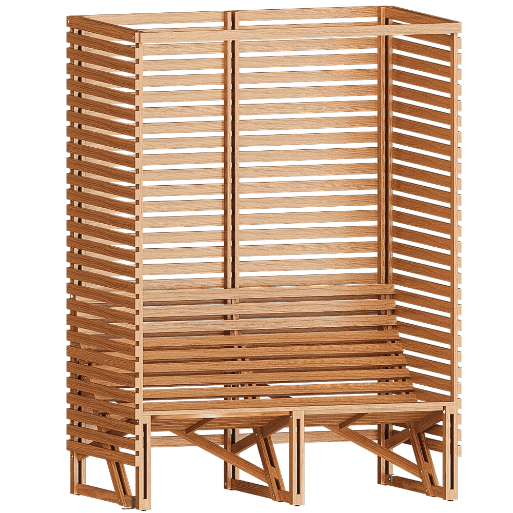 Weltevree – Bench Patio High 3D Model Weltevree – Bench Patio High 3D Model