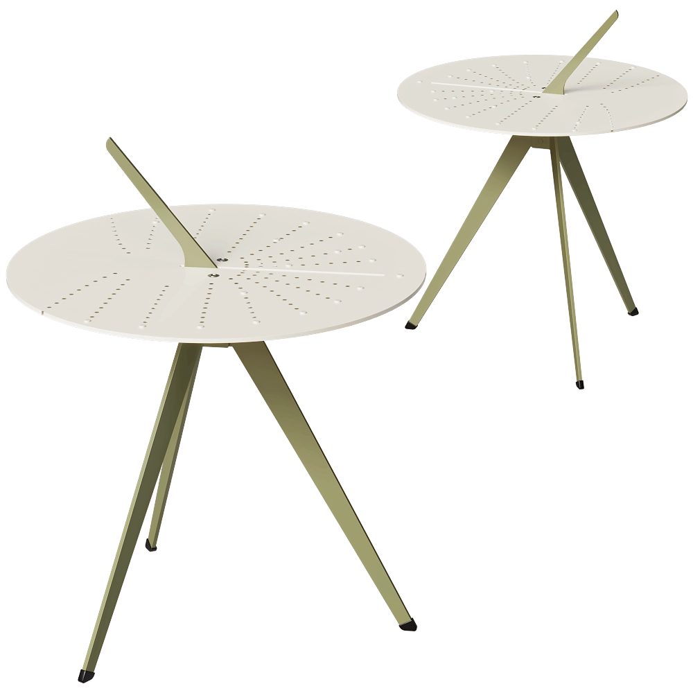 Weltevree – Low table Sundial 3D Model Weltevree – Low table Sundial 3D Model