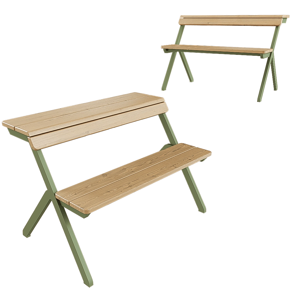 Weltevree – Tablebench 3D Model Weltevree – Tablebench 3D Model