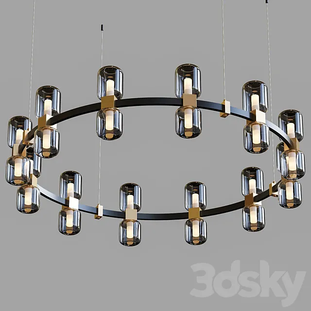 WENDEL by Lampatron 24 lamps 3D Model