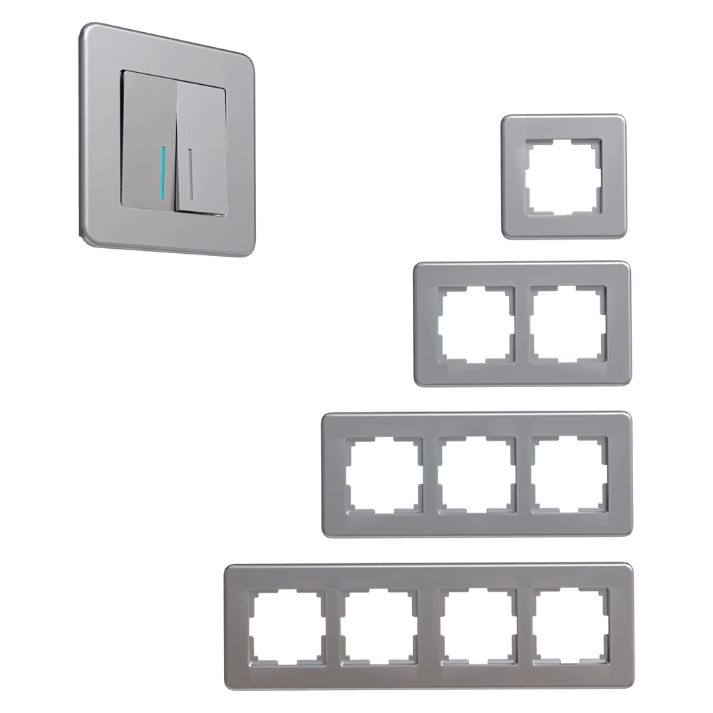 Werkel – Sockets and switches Platinum series Aluminum 3D Model
