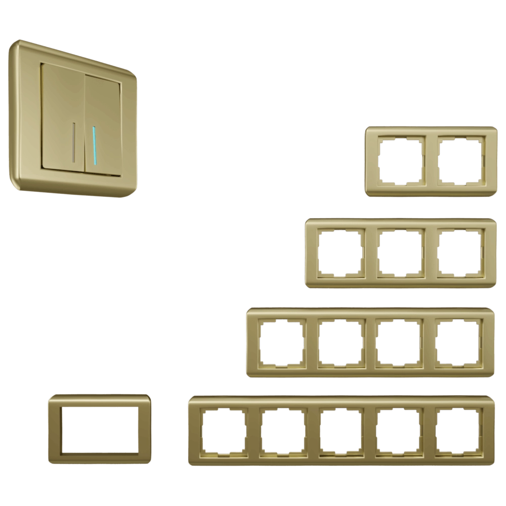 Werkel – Sockets and switches Stream Champagne 3D Model