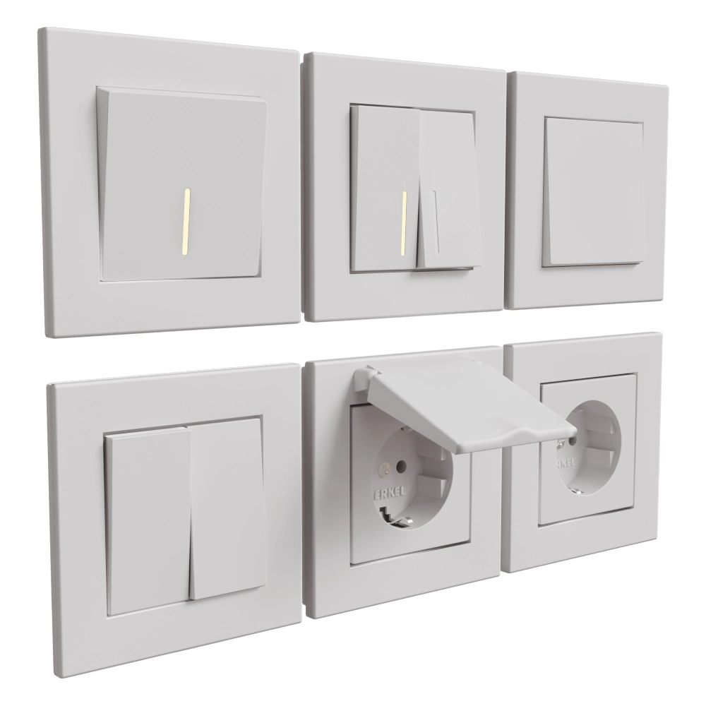 Werkel – Sockets and switches White Matt 3D Model