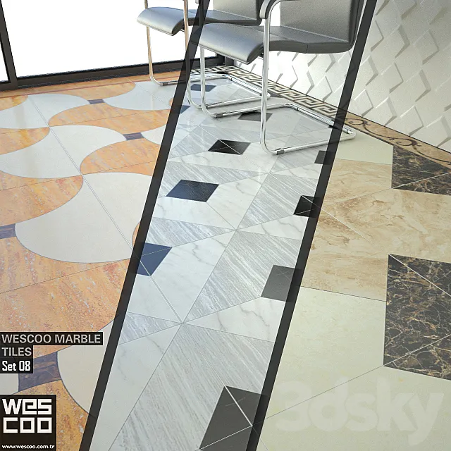 WESCOO Marble Tiles WATERJET DECORS ACCESSORIES Set 08 Free Download