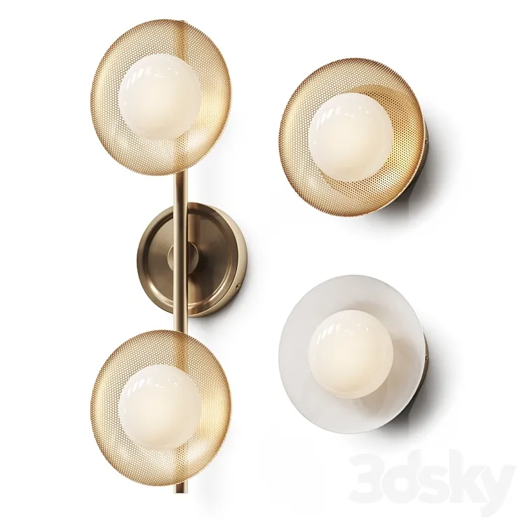 West Elm Bezel Wall Lamps 3D Model Free Download West Elm Bezel Wall Lamps 3D Model Free Download