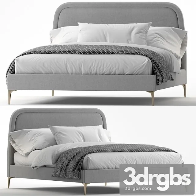 West elm Camilla queen bed metal legs West elm Camilla queen bed metal legs