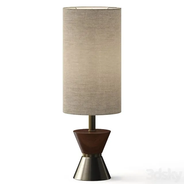 West Elm Carmen Table Lamp 3D Model West Elm Carmen Table Lamp 3D Model