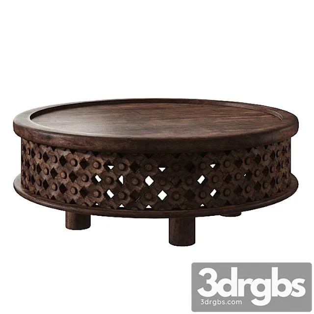 West elm carved wood coffee table West elm carved wood coffee table