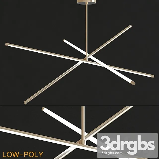 West elm ceiling light 3D Model Download