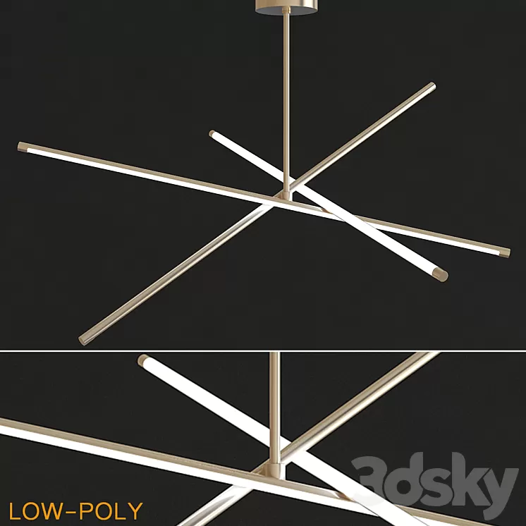 West elm ceiling light 3D Model West elm ceiling light 3D Model