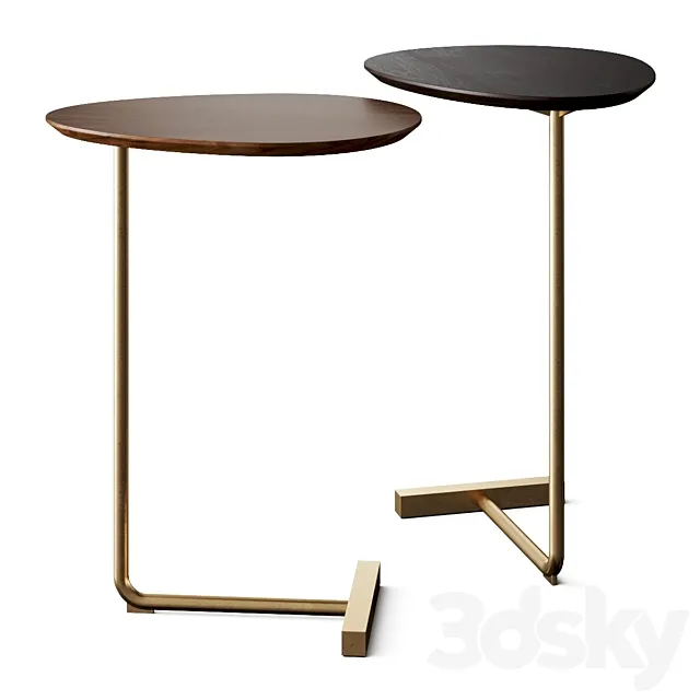 West Elm Charley C Side Table 3D Model West Elm Charley C Side Table 3D Model